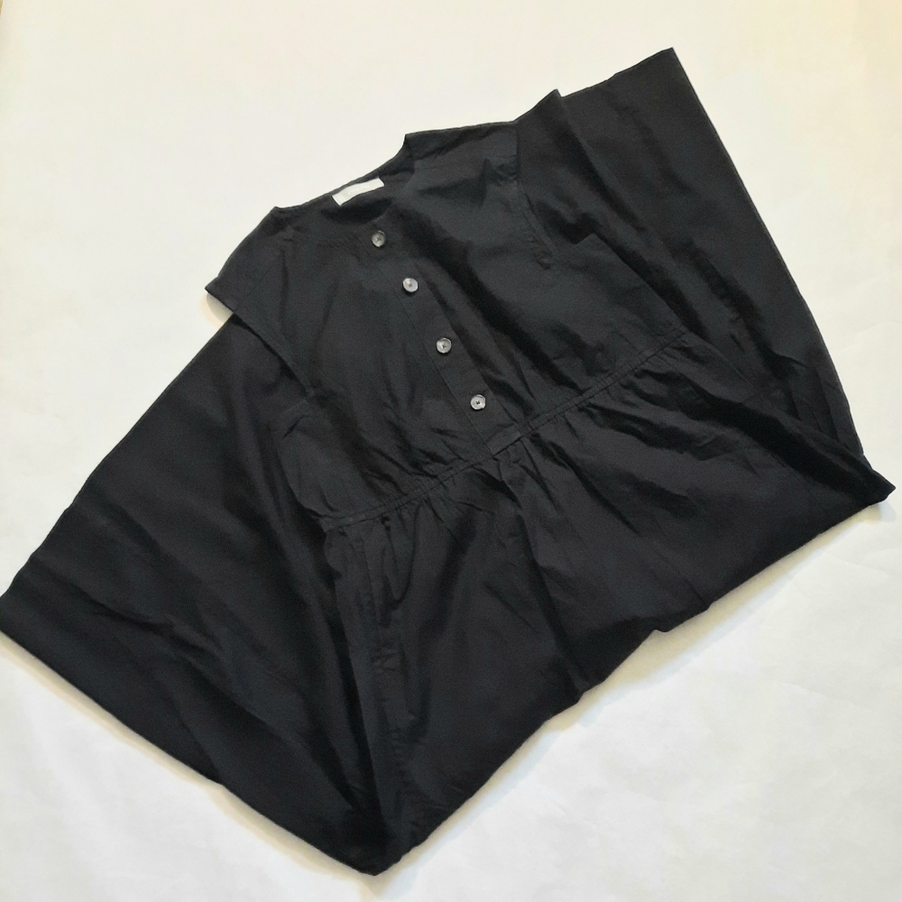 NWOT Everlane The Tiered Midi Dress Black - Size S - Picture 4 of 14